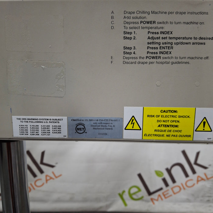 OR Solutions ORS 2057D Solution Warmer