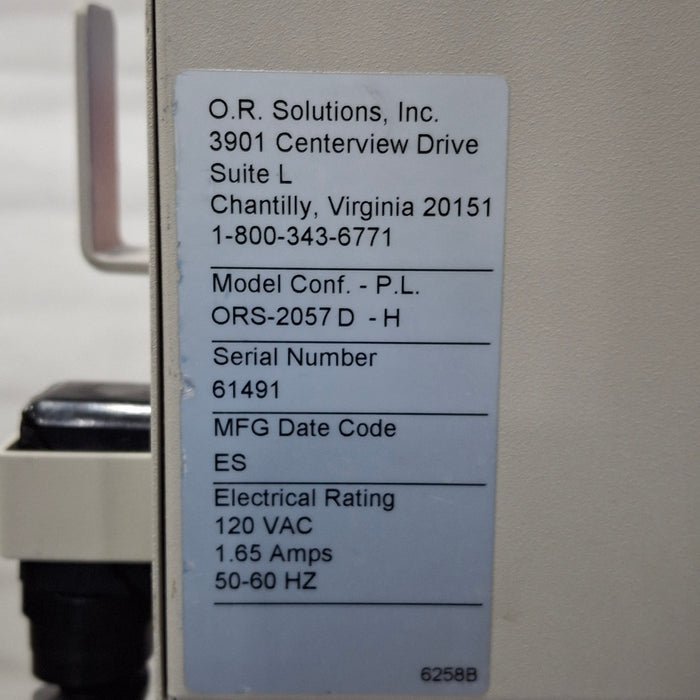 OR Solutions ORS 2057D Solution Warmer