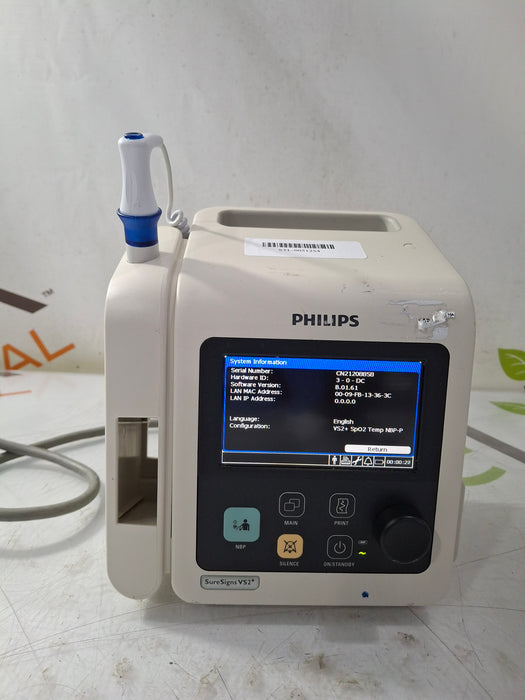 Philips SureSigns VS2+ Vital Signs Monitor