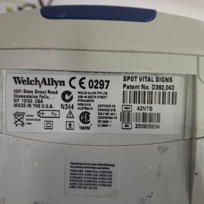 Welch Allyn Spot 420 - NIBP, Temp, Nellcor SpO2 Vital Signs Monitor