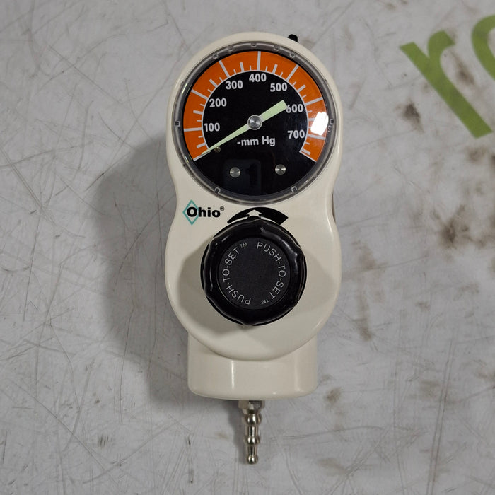 Ohio Medical Corporation Push to Set Vacuum Regulator