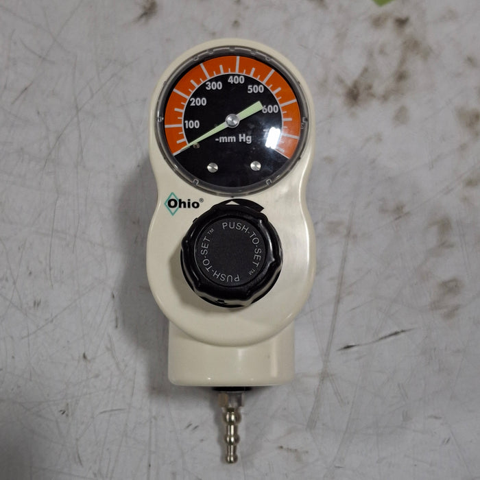 Ohio Medical Corporation Push to Set Vacuum Regulator