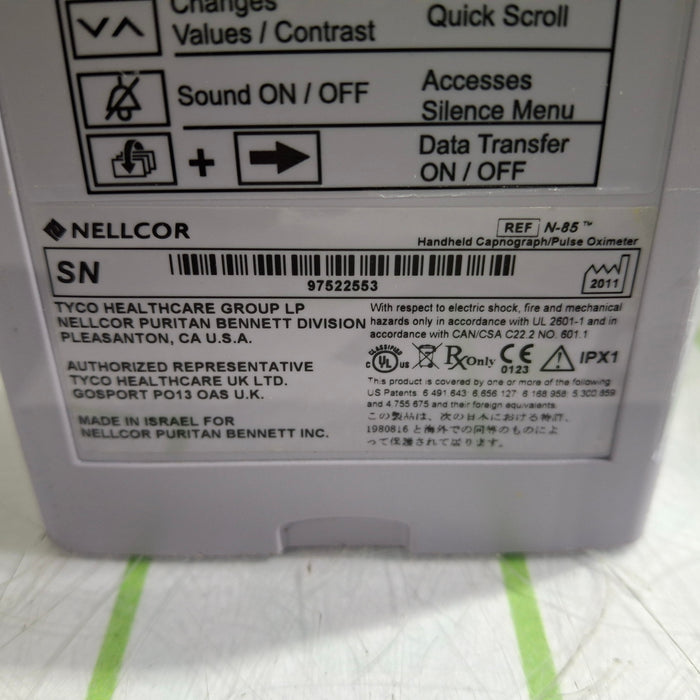 Nellcor N-85 Pulse Oximeter