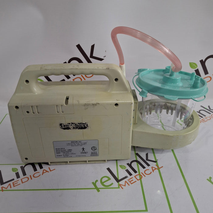 SSCOR, Inc. 2314 Portable Aspirator