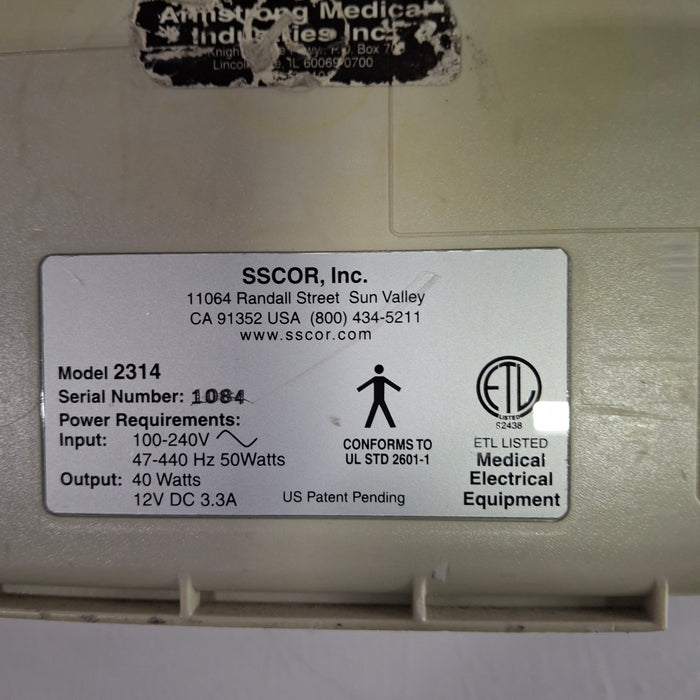 SSCOR, Inc. 2314 Portable Aspirator