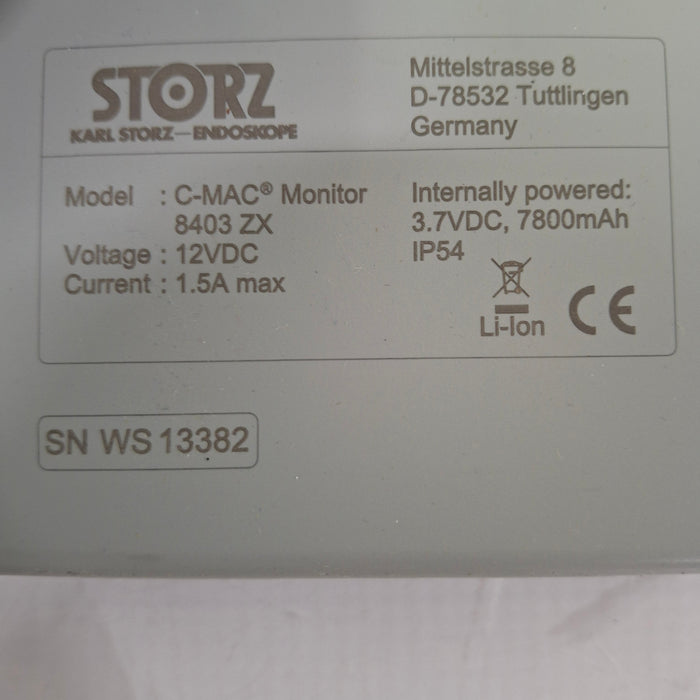 Karl Storz 8403 ZX C-MAC Monitor