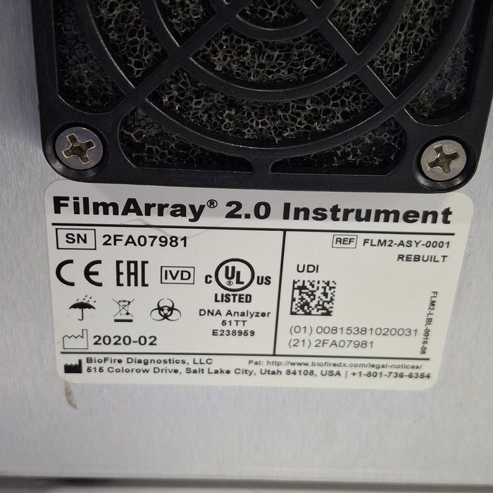 BioFire Diagnostics BioFire Diagnostics FilmArray 2.0 PCR System Research Lab reLink Online