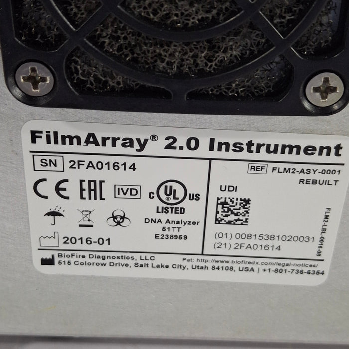 BioFire Diagnostics BioFire Diagnostics FilmArray 2.0 PCR System Research Lab reLink Online