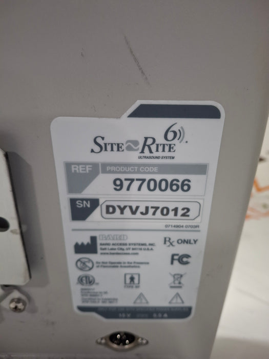 Bard Medical Site Rite 6 Ultrasound