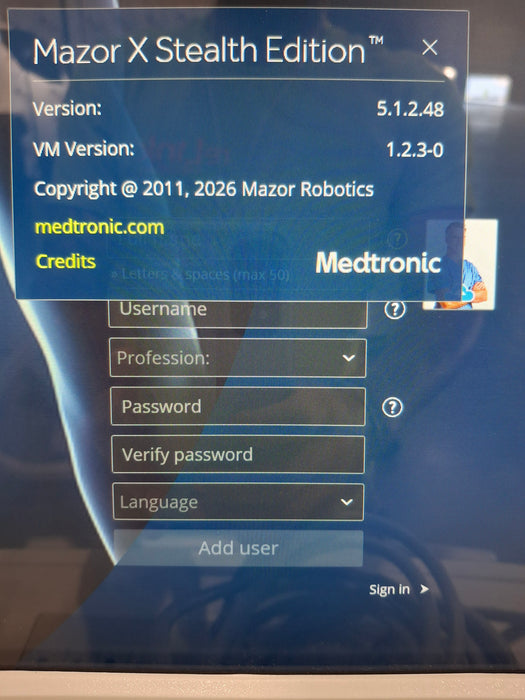 Medtronic Mazor X Stealth Edition Robotic Guidance System