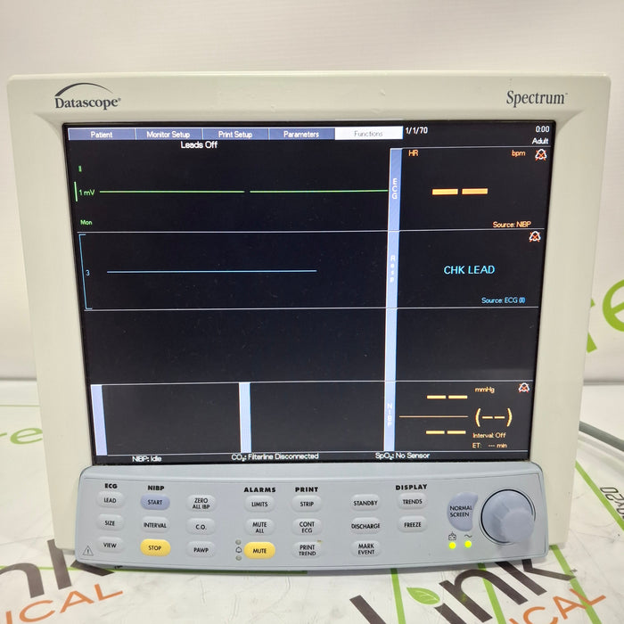 Datascope Spectrum w/CO2 Patient Monitor