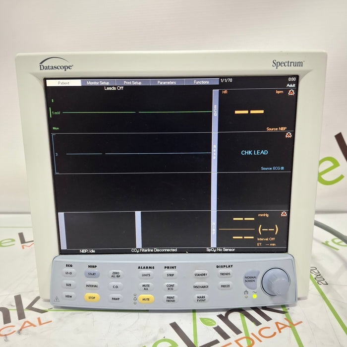 Datascope Spectrum w/CO2 Patient Monitor