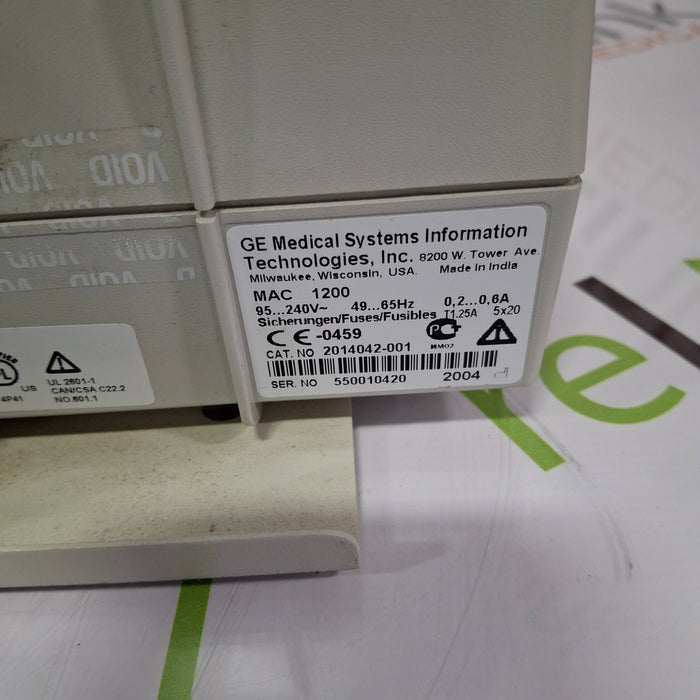 GE Healthcare MAC 1200 ECG