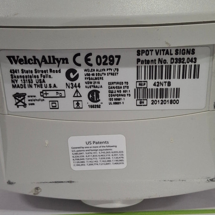 Welch Allyn Spot 420 - NIBP, Temp, Nellcor SpO2 Vital Signs Monitor