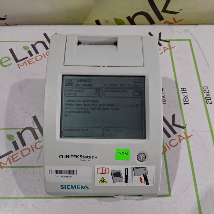 Siemens Clinitek Status + Urine Analyzer