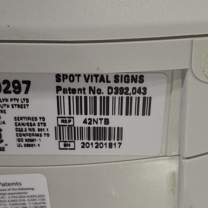 Welch Allyn Spot 420 - NIBP, Temp, Nellcor SpO2 Vital Signs Monitor