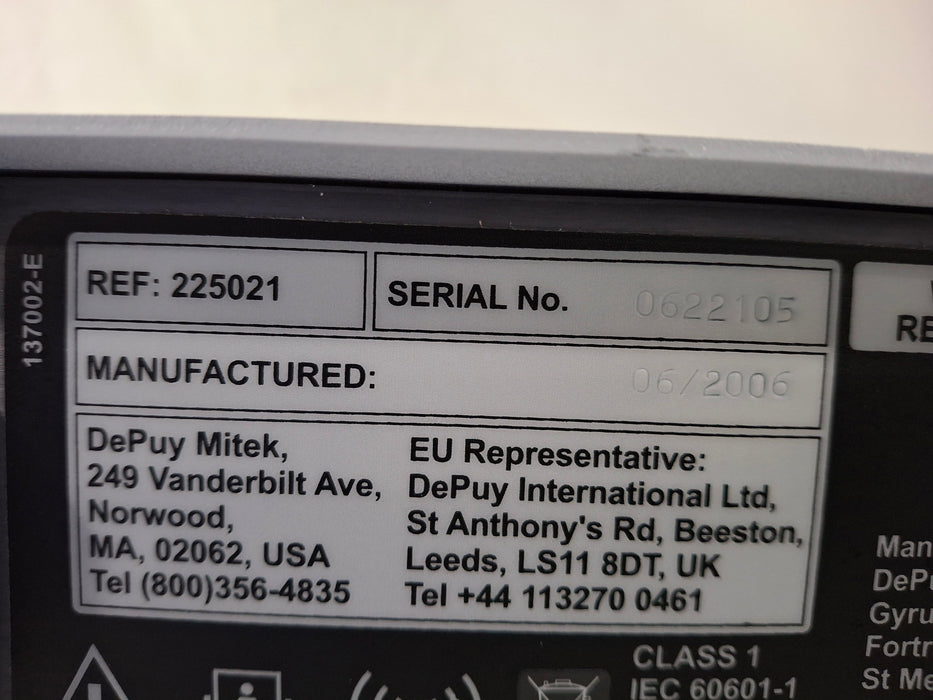 Mitek VAPR 3 Electrosurgical Unit