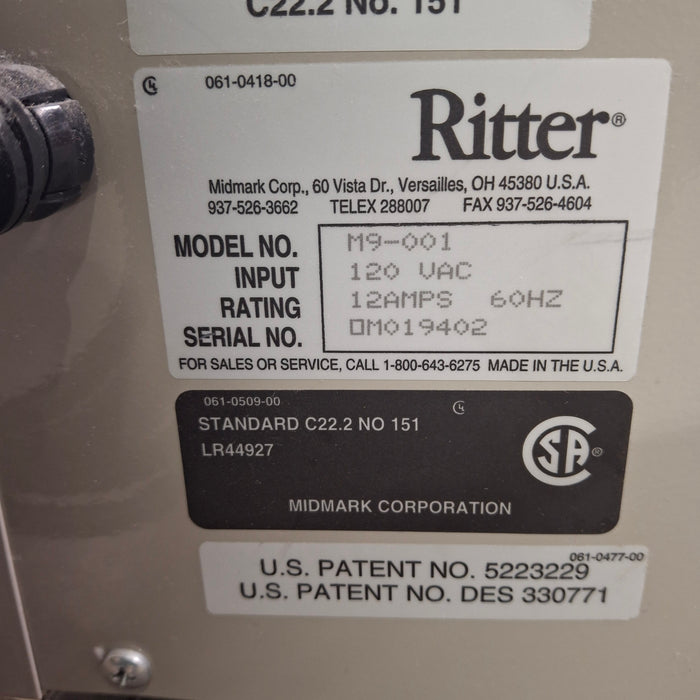 Ritter M9-001 UltraClave Autoclave Sterilizer