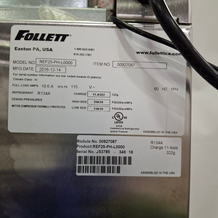 Follett Corp Follett Corp REF25 Upright Pharmacy Refrigerator Research Lab reLink Online
