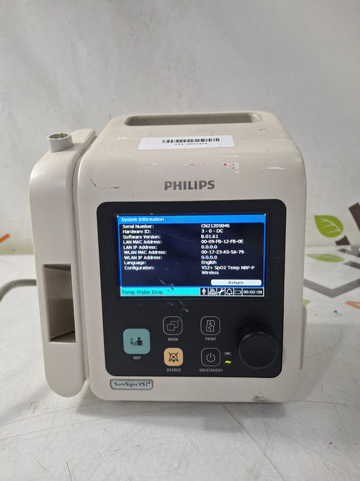 Philips Philips SureSigns VS2+ Vital Signs Monitor Patient Monitors reLink Online