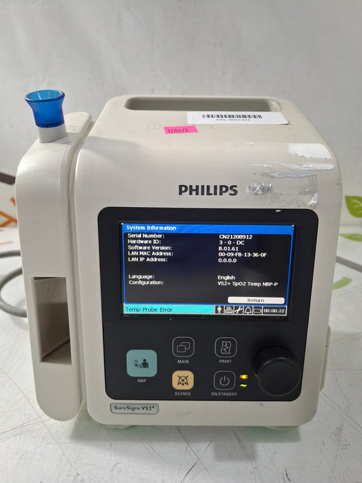 Philips SureSigns VS2+ Vital Signs Monitor