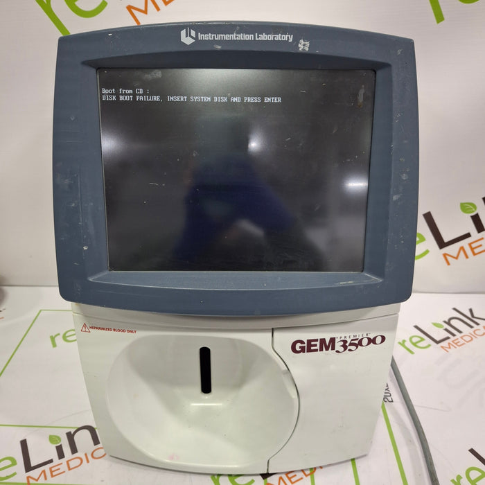 Instrumentation Laboratory Company GEM Premier 3500 Blood Gas Analyzer