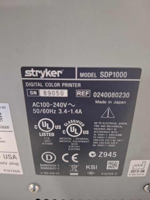 Stryker SDP1000 Digital Color Printer