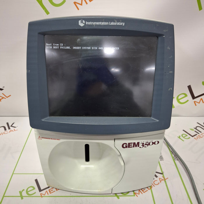 Instrumentation Laboratory Company GEM Premier 3500 Blood Gas Analyzer