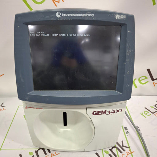 Instrumentation Laboratory Company Instrumentation Laboratory Company GEM Premier 3500 Blood Gas Analyzer Clinical Lab reLink Online