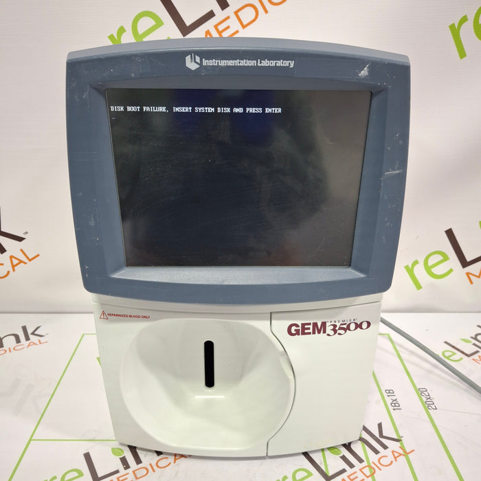 Instrumentation Laboratory Company GEM Premier 3500 Blood Gas Analyzer
