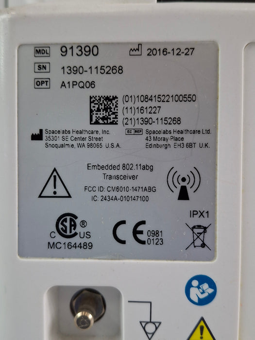 Spacelabs Healthcare 91390 - QUBE Patient Monitor