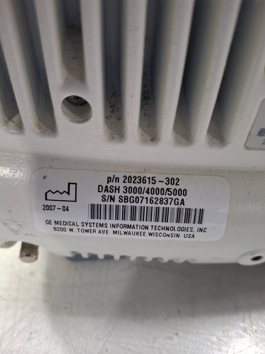 GE Healthcare Dash 5000 - Masimo SpO2 Patient Monitor
