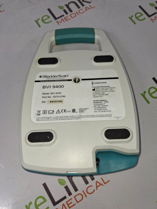 Verathon Medical, Inc BVI 9400 Bladderscan