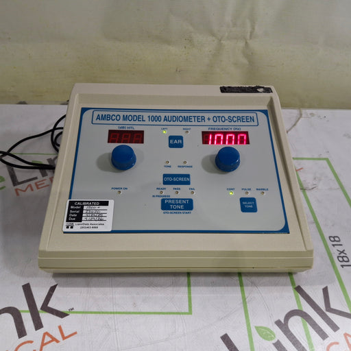 Ambco Ambco Model 1000+ Audiometer + Oto-Screen Audiology reLink Online