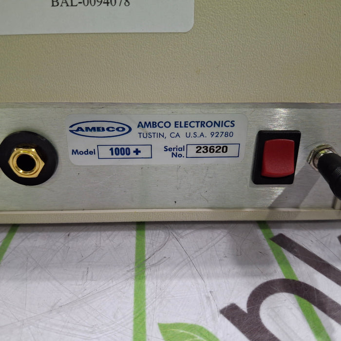 Ambco Ambco Model 1000+ Audiometer + Oto-Screen Audiology reLink Online