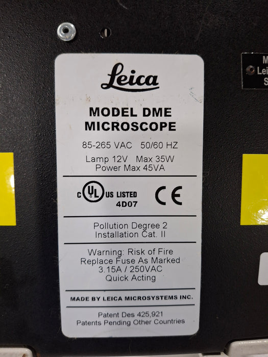 Leica DME Binocular Microscope
