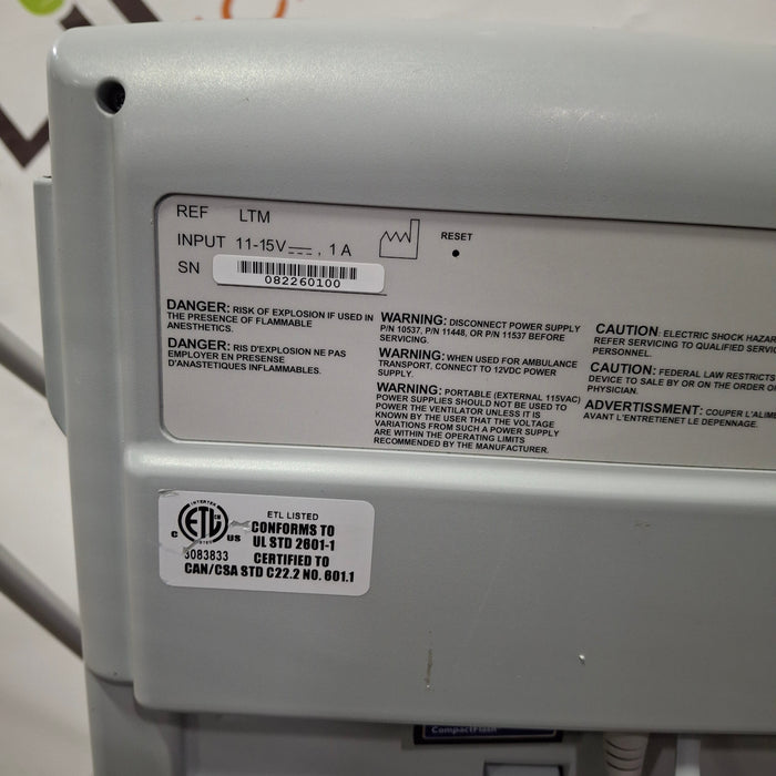 CareFusion CareFusion LTV 1200 Ventilator Respiratory reLink Online