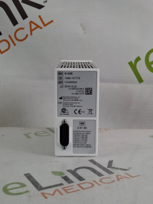 Spacelabs Healthcare Spacelabs Healthcare 91496 Multiparameter Module Patient Monitors reLink Online