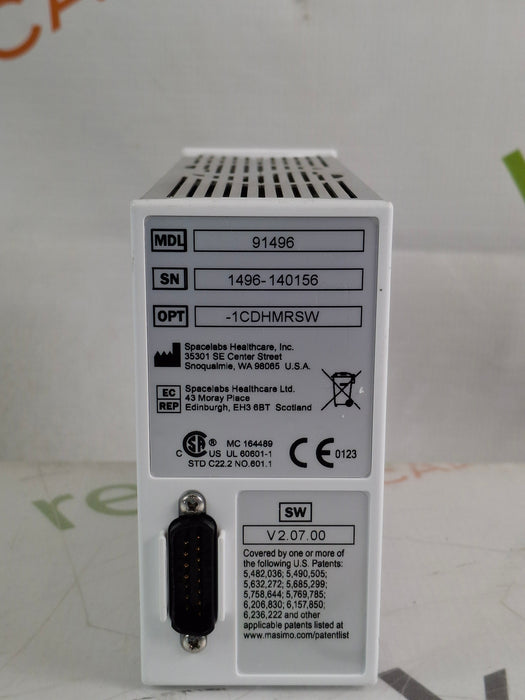 Spacelabs Healthcare Spacelabs Healthcare 91496 Multiparameter Module Patient Monitors reLink Online