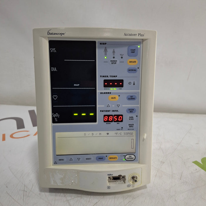 Datascope Accutorr Plus Vital Signs Monitor