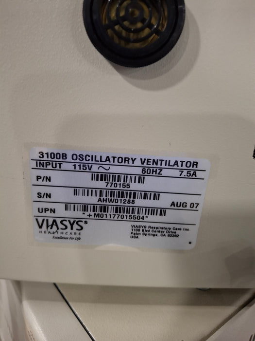 CareFusion CareFusion SensorMedics 3100B Ventilator Respiratory reLink Online