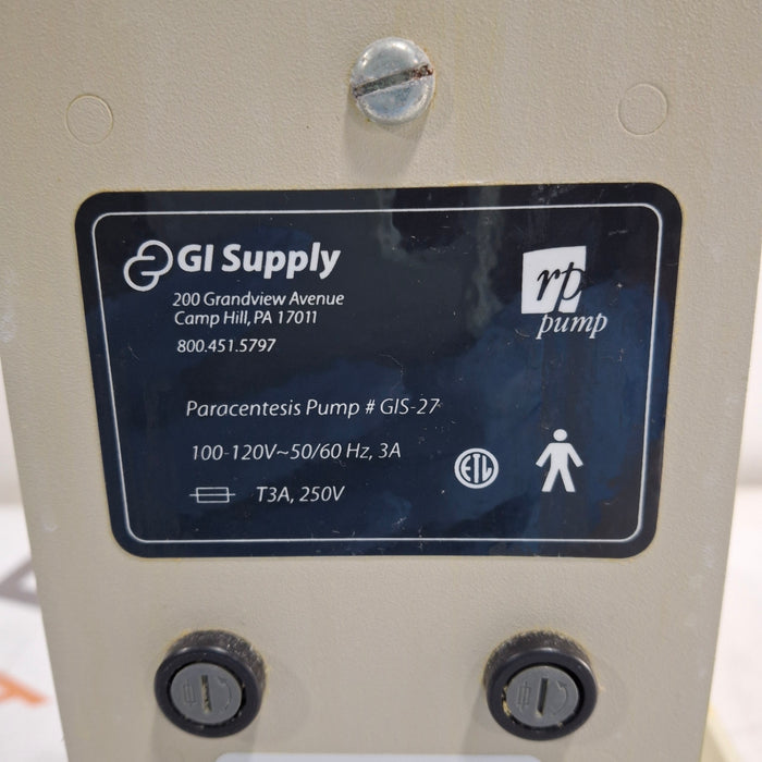 GI Supply GI Supply GIS-27 Paracentesis Pump Research Lab reLink Online