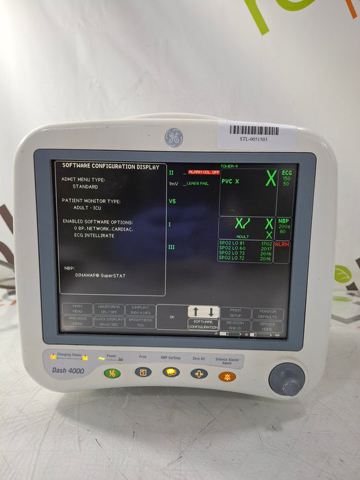 GE Healthcare GE Healthcare Dash 4000 - GE/Nellcor SpO2 Patient Monitor Patient Monitors reLink Online
