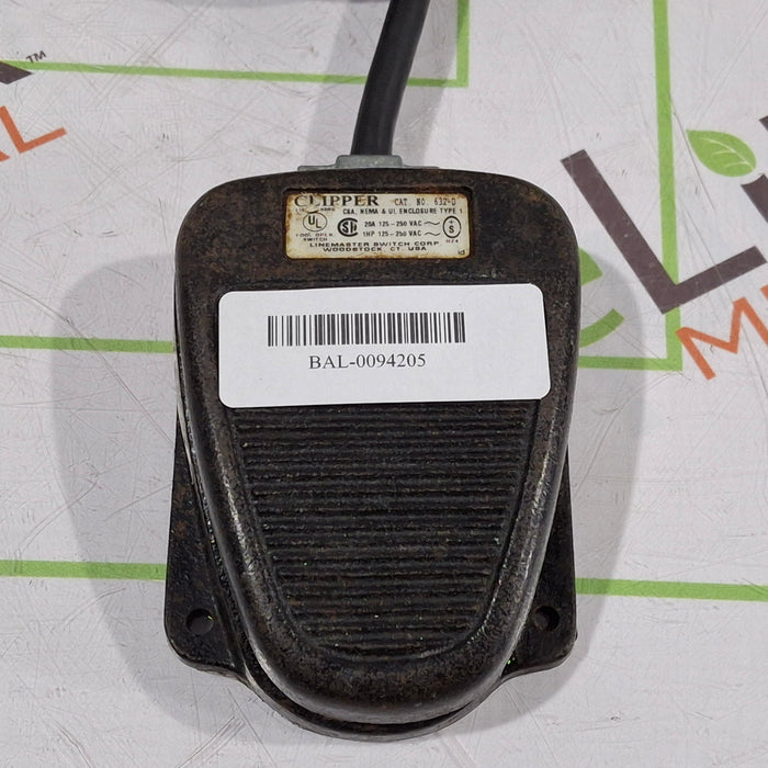 Linemaster Switch Corporation Linemaster Switch Corporation Clipper 632-D Foot Switch Surgical Equipment reLink Online