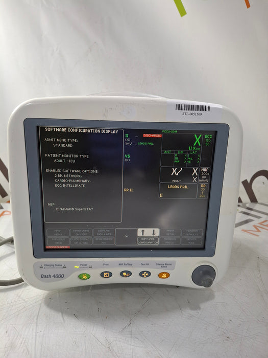 GE Healthcare GE Healthcare Dash 4000 - GE/Nellcor SpO2 Patient Monitor Patient Monitors reLink Online