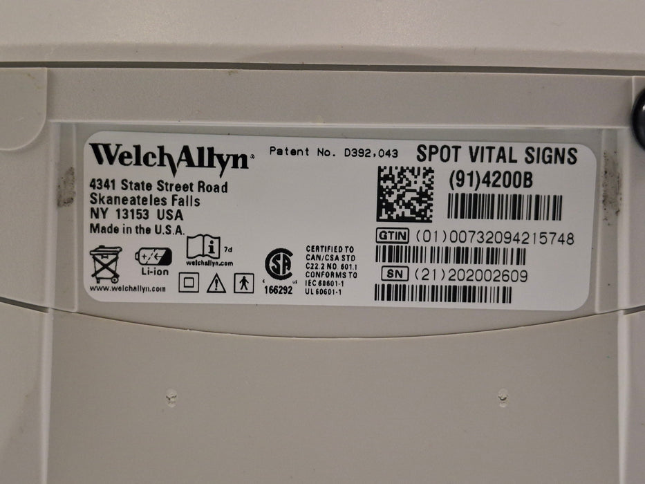 Welch Allyn Spot 420 - NIBP Vital Signs Monitor
