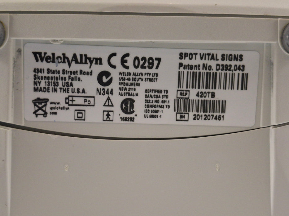 Welch Allyn Spot 420 - NIBP, Temp Vital Signs Monitor