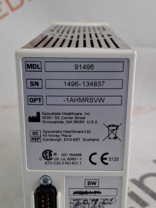 Spacelabs Healthcare Spacelabs Healthcare 91496 Multiparameter Module Patient Monitors reLink Online