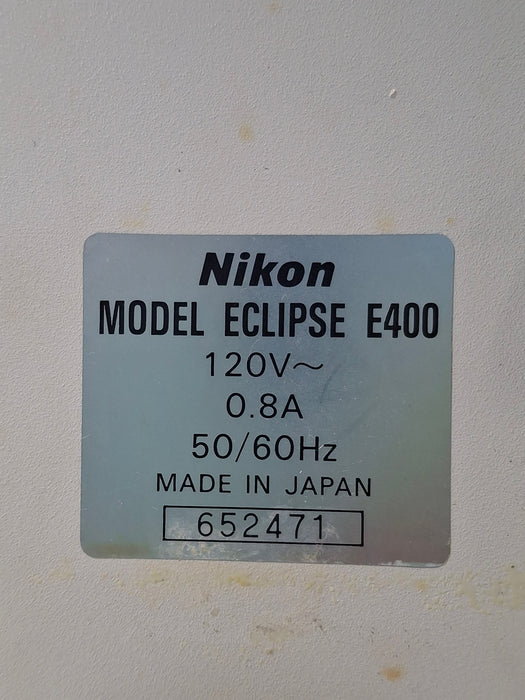 Nikon Eclipse E400 Binocular Microscope