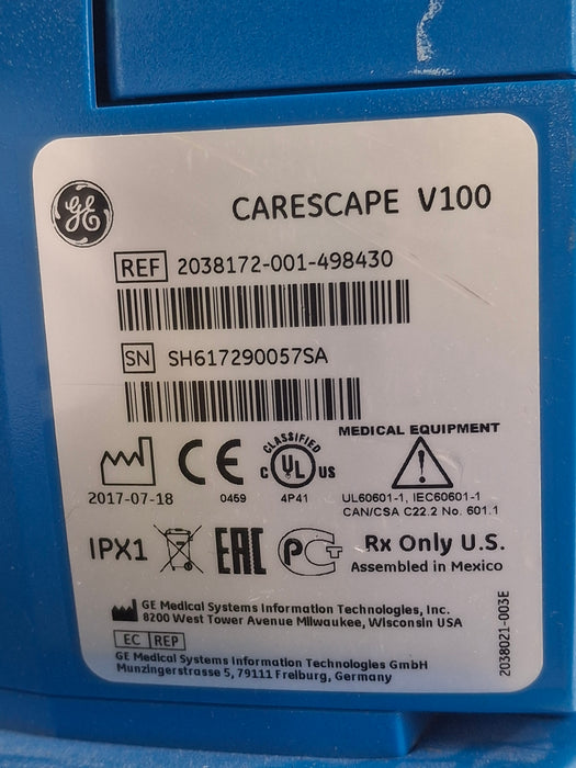 GE Healthcare GE Healthcare Dinamap V100 - NIBP, SpO2 Vital Signs Monitor Patient Monitors reLink Online